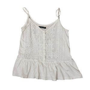 Abercrombie and Fitch white tank top